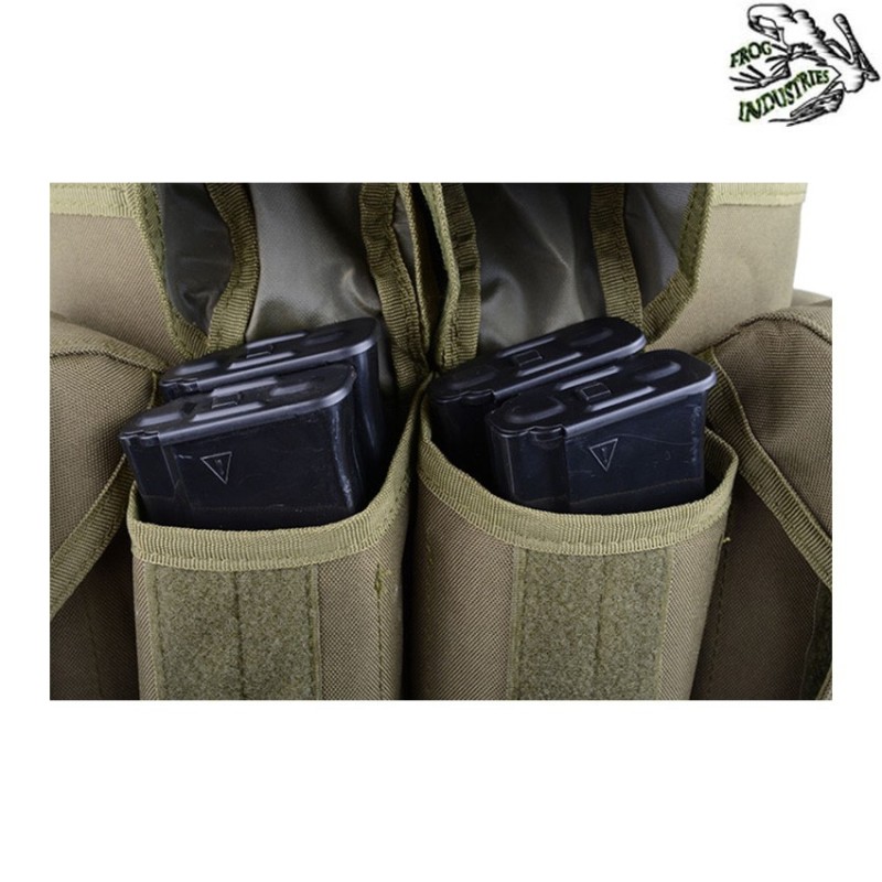 Commando Chest Tactical Vest Olive Drab Frog Industries (fi-009670-od) Commando Chest Tactical Vest Olive Drab Frog Industries (fi-009670-od)