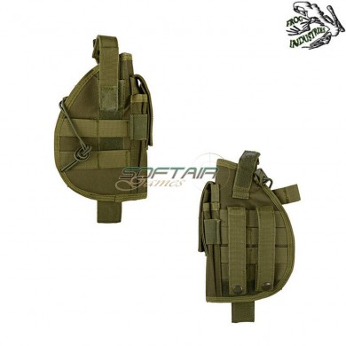 Universal Holster Ambidextrous Molle Olive Drab Frog Industries® (fi-007444-od)