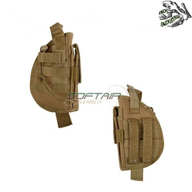 Universal Holster Ambidextrous Molle Coyote Frog Industries (fi-007446-ct)