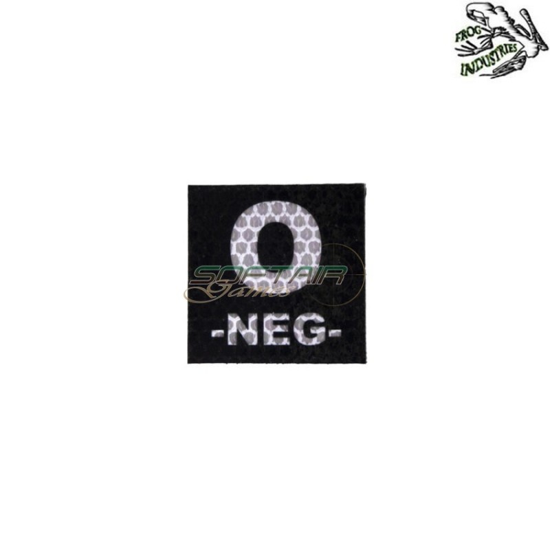 Patch Ir Infrared O Neg Blood Type Frog Industries (fi-002087)