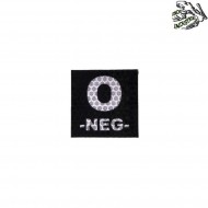 Patch Ir Infrared O Neg Blood Type Frog Industries (fi-002087) Patch Ir Infrared O Neg Blood Type Frog Industries (fi-002087)