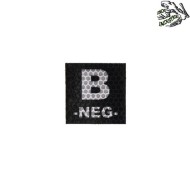 Patch Ir Infrared B Neg Blood Type Frog Industries (fi-002090)
