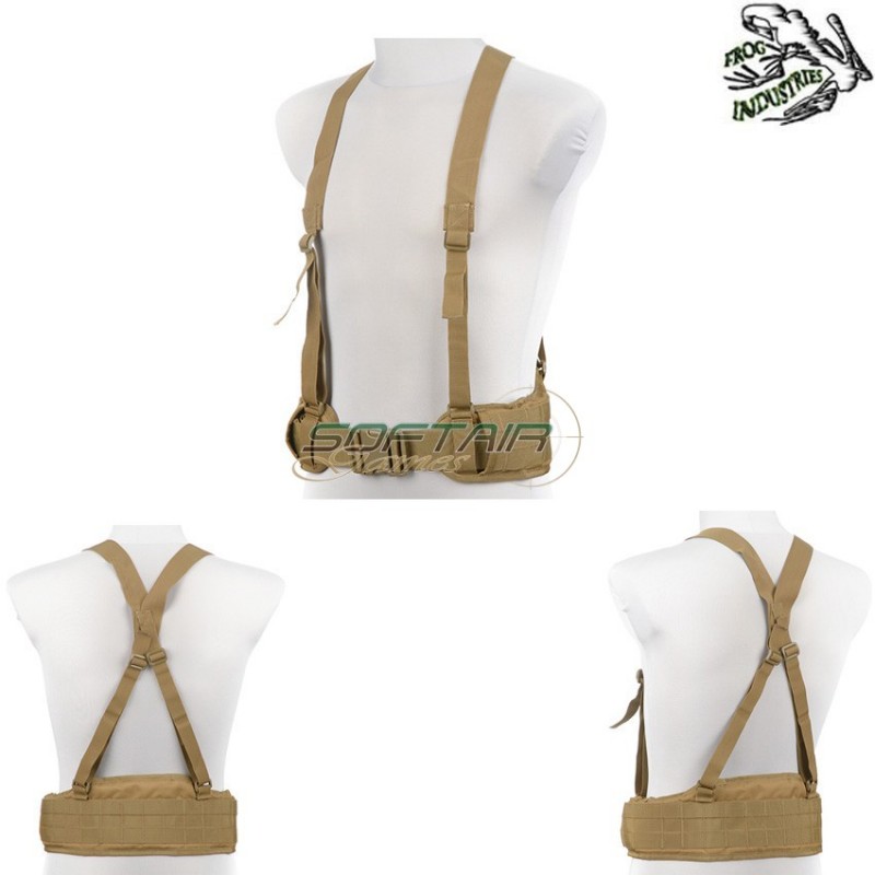 Belt & Shoulder Straps X-type Coyote Frog Industries® (fi-011451)