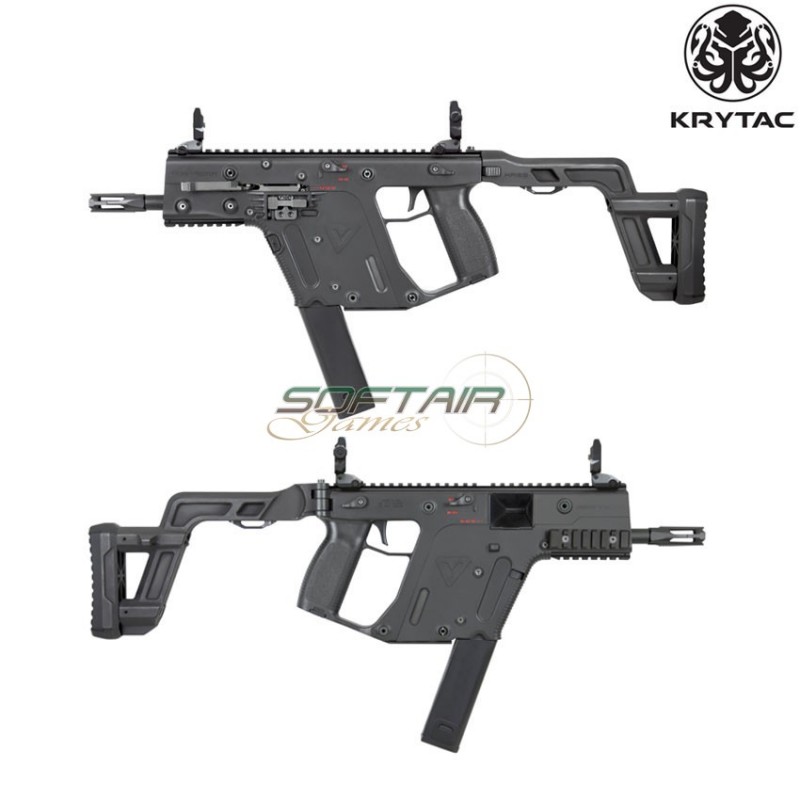 Mitraglietta Elettrica Aeg Smg Kriss Vector Black Krytac® (kry-23657) Mitraglietta Elettrica Aeg Smg Kriss Vector Black Krytac® (kry-23657)