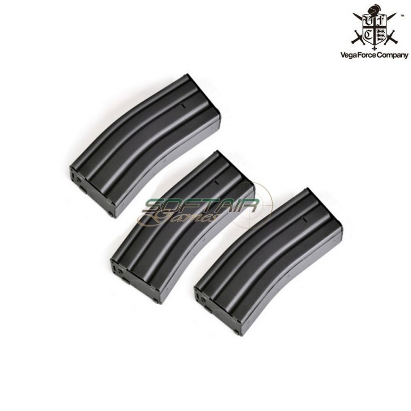 Set 3 Caricatori Monofilari Stanag Grey M4/m16 120bb Vfc (vf9-magm4e120gy01)