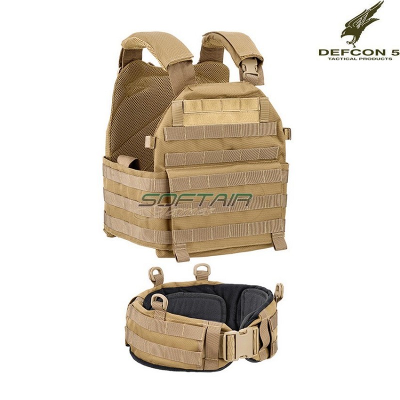 Recon Carrier Vest Coyote Tan Defcon 5 (d5-bav13ct)