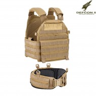 Recon Carrier Vest Coyote Tan Defcon 5 (d5-bav13ct)