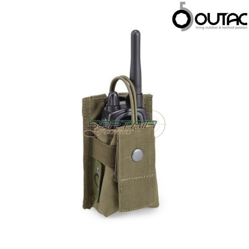 Tasca Porta Radio Olive Drab Outac (ot-rp02-od)