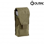 Tasca Singola 2 Posti M4/ak Caricatori Olive Drab Outac (ot-m4aks-od)