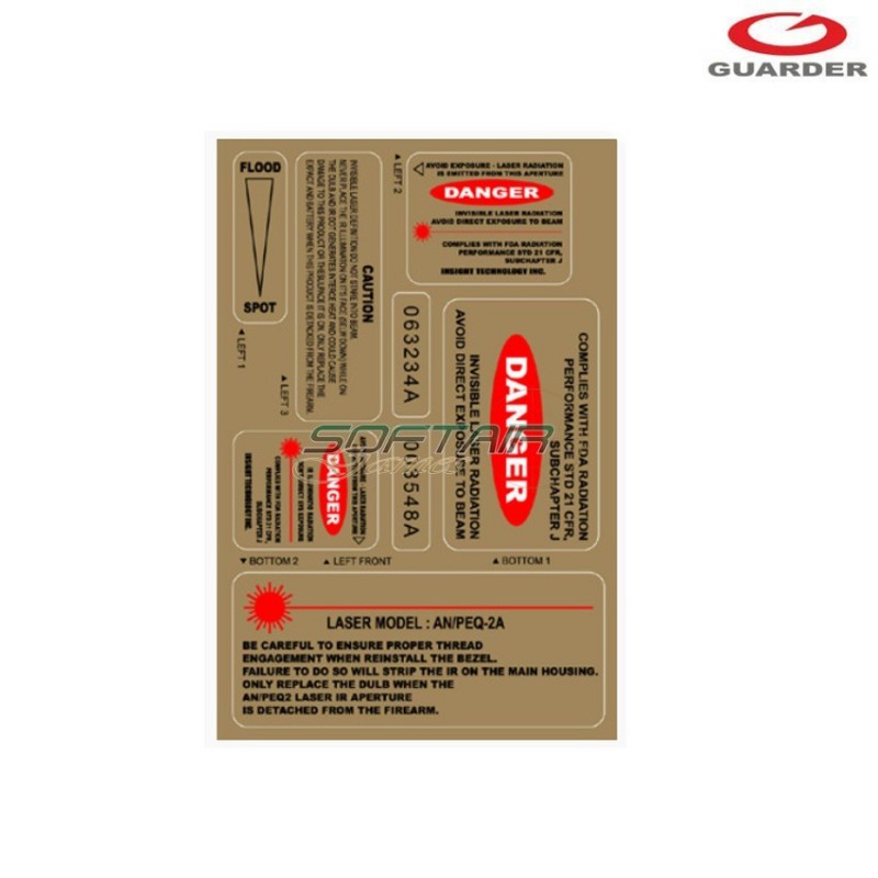 Stickers For Anpeq Ii Tan Guarder (nb-57tan)