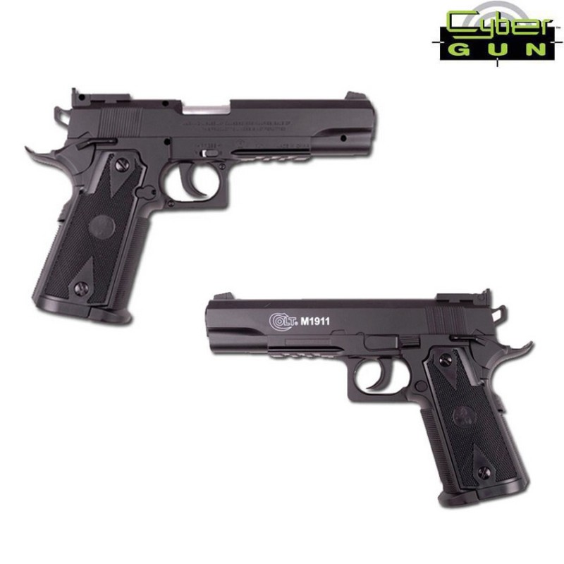 Co2 Pistol 1911 Colt Black Cybergun (180306)