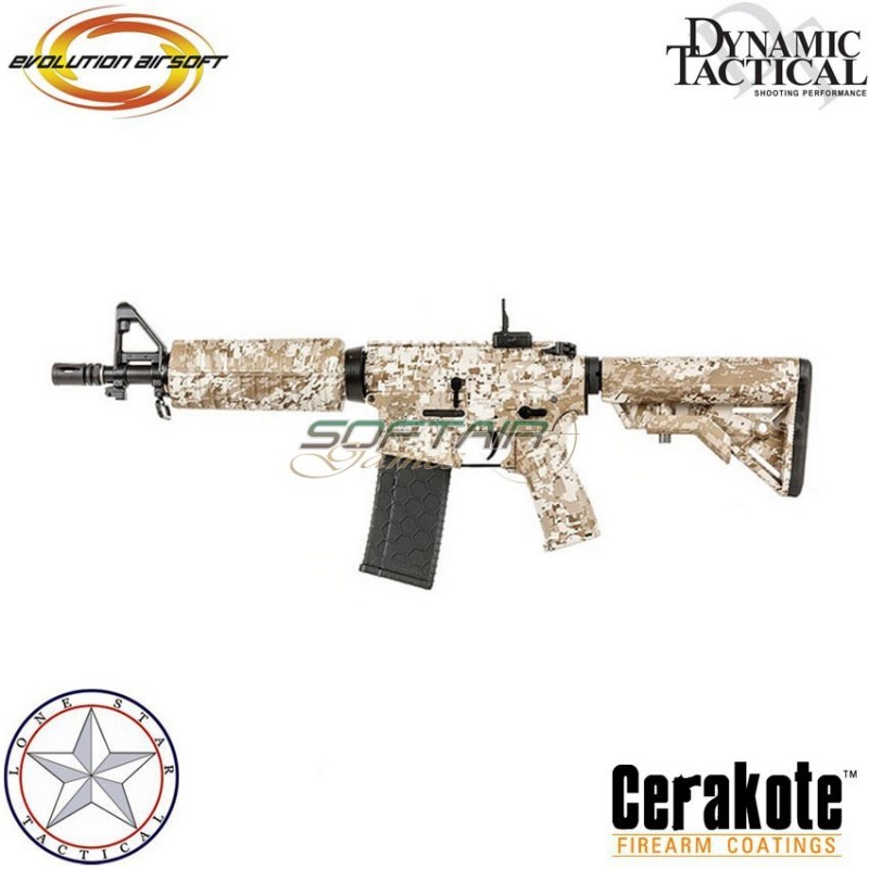 Electric Rifle M4 Cqb 10.5" Digital Desert Dynamic Tactical (dy-aeg01-dd)