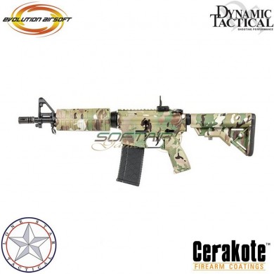 Electric Rifle M4 Cqb 10.5" Multicam Dynamic Tactical (dy-aeg01-mc)