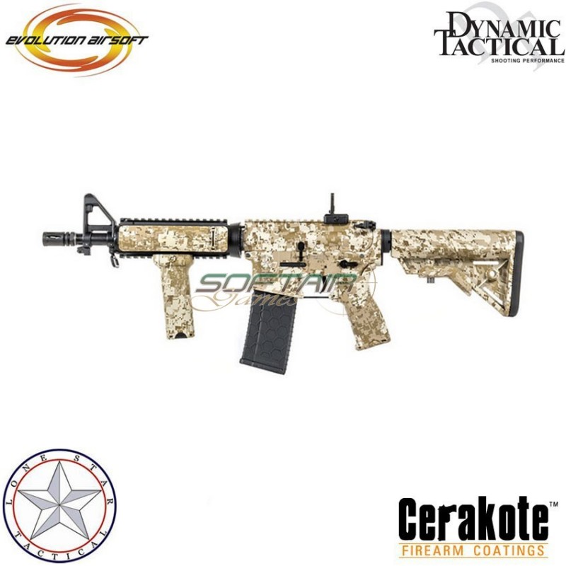 Electric Rifle M4 Cqbr 10.5" Digital Desert Dynamic Tactical (dy-aeg03-dd)