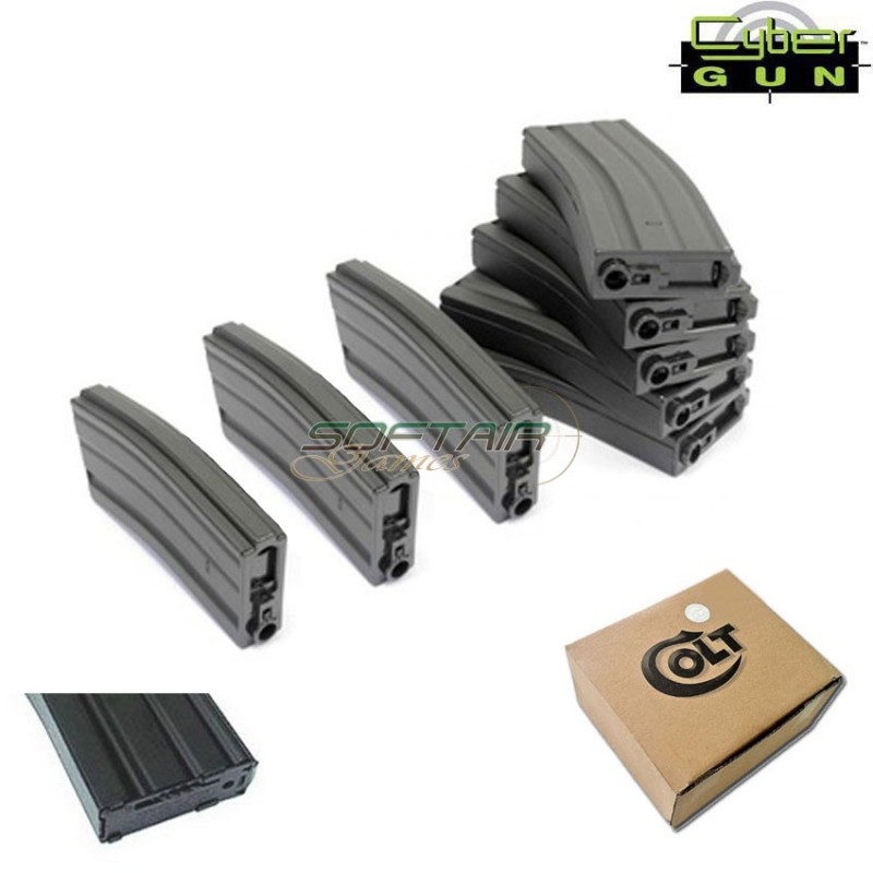 Set 8 Hi-caps Magazines 350bb For M4/m16 Cybergun (185149)