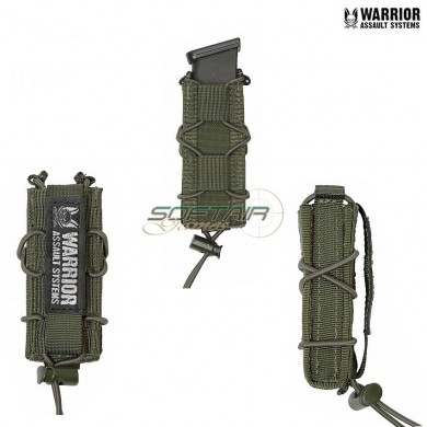Single Pouch Quick Mag For 9mm Olive Drab Warrior Assault Systems (w-eo-sqmp-od)