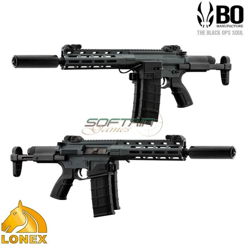 Fucile Elettrico Blowback Lk595 Shield Grey Lonex Bo Dynamics™ (bo-ar13610)