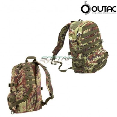 Patrol Backpack Vegetato Molle Outac (ot-216-vi)