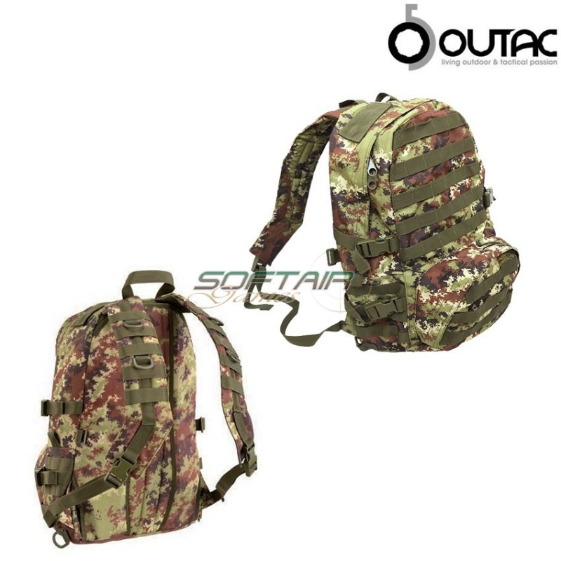 Patrol Backpack Vegetato Molle Outac (ot-216-vi) Patrol Backpack Vegetato Molle Outac (ot-216-vi)