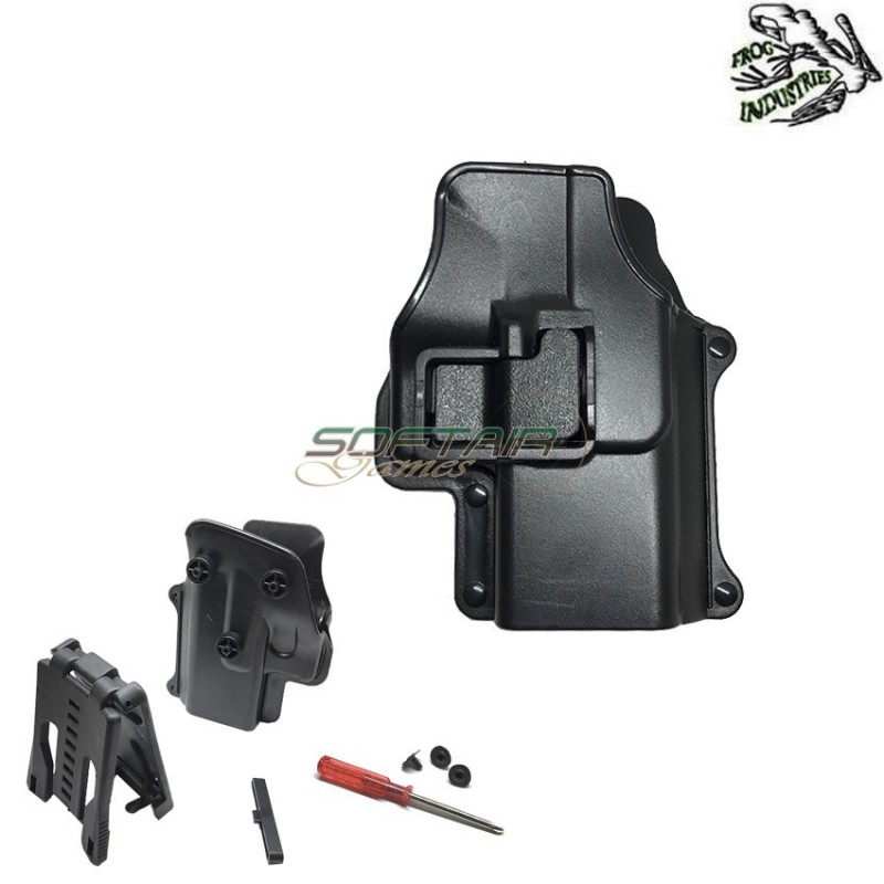 Rigid Holster Black For Hi-capa Belt System Frog Industries (fi-610983-bk) Rigid Holster Black For Hi-capa Belt System Frog Industries (fi-610983-bk)