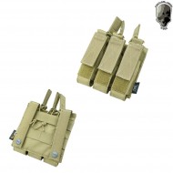 Triple Fast Pouch Khaki For Mp7 Magazines Tmc (tmc-1725-kk)