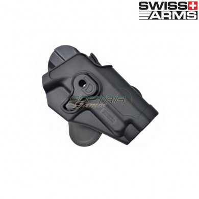 Fondina Rigida Cintura System Black Per Sig Sauer P226/p228/p229 Swiss Arms (603655)