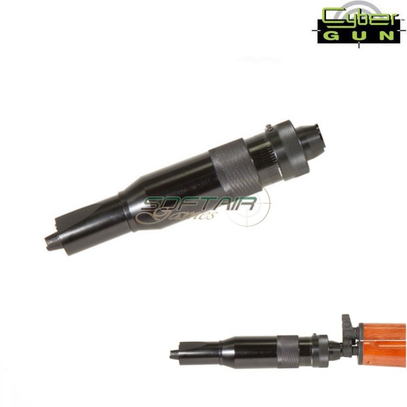 Silenziatore Pbs-4 Ccw 14x1 Black 250mm Per Ak 74 Cybergun (123004)