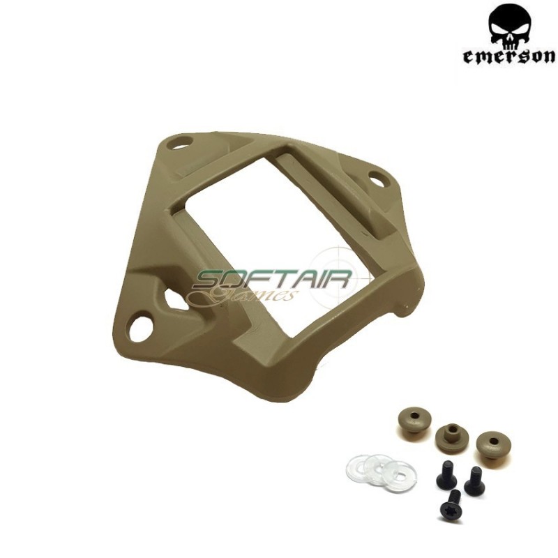 Nvg Ops Shroud Style Dark Earth For Helmets Emerson (em3286)