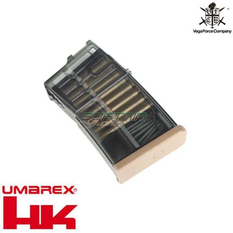 Caricatore Monofilare Black & Fde Base Plate 100bb Per Hk417 Vfc (vf9-mag417e100tn02)