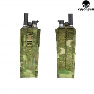 Tasca Tactical Open Porta Radio Atacs Fg Per Prc148/152 Type Emerson (em8350c)