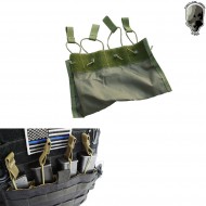 Tasca Interna Olive Drab 4 Posti Per Caricatori Mp7 Tmc (tmc-1789-od)
