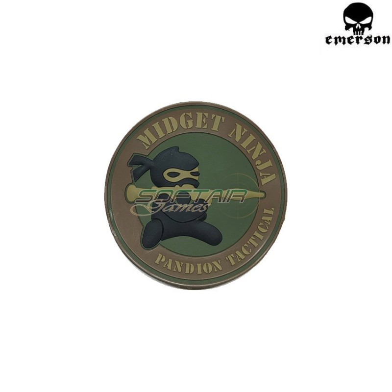 Patch Pvc Midget Ninja Rpg Type 1 Emerson (em5545) Patch Pvc Midget Ninja Rpg Type 1 Emerson (em5545)