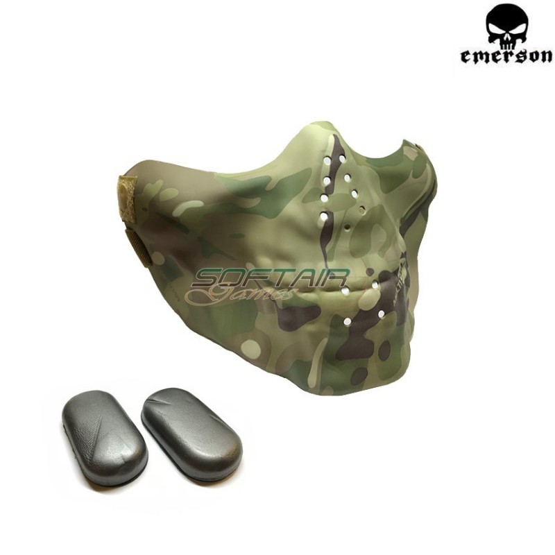 Maschera Skull Style Mezzo Viso Multicam Emerson (em6643mc)