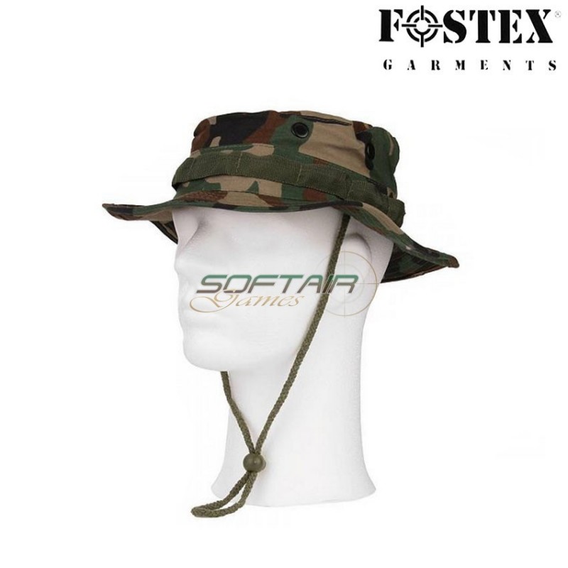Jungle Bonnie Hat Woodland Rip-stop Fostex (fx-213143-wd)