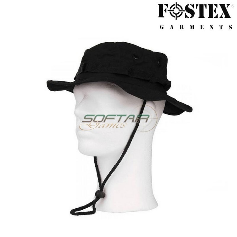 Jungle Bonnie Hat Black Rip-stop Fostex (fx-213143-bk) Jungle Bonnie Hat Black Rip-stop Fostex (fx-213143-bk)