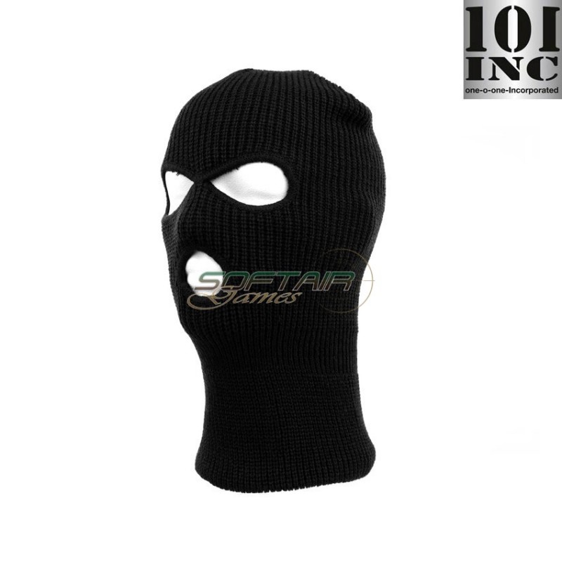 Acrylic Balaclava 3 Holes Black 101 Inc (inc-214281-bk) Acrylic Balaclava 3 Holes Black 101 Inc (inc-214281-bk)