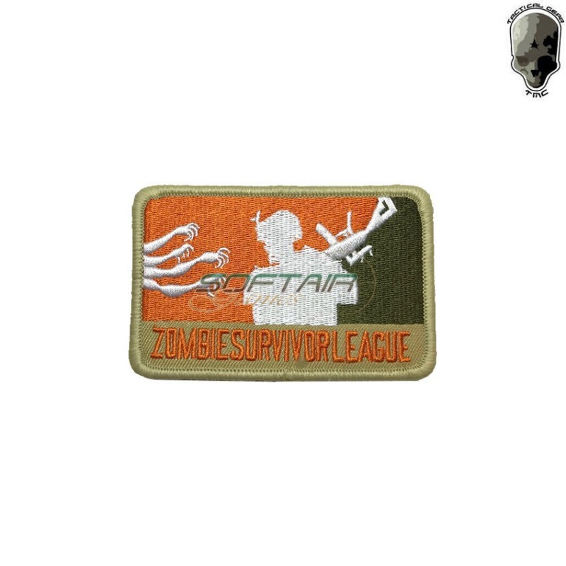 Patch Embroidered Zombie Survivor League Tmc (tmc-1957) Patch Embroidered Zombie Survivor League Tmc (tmc-1957)