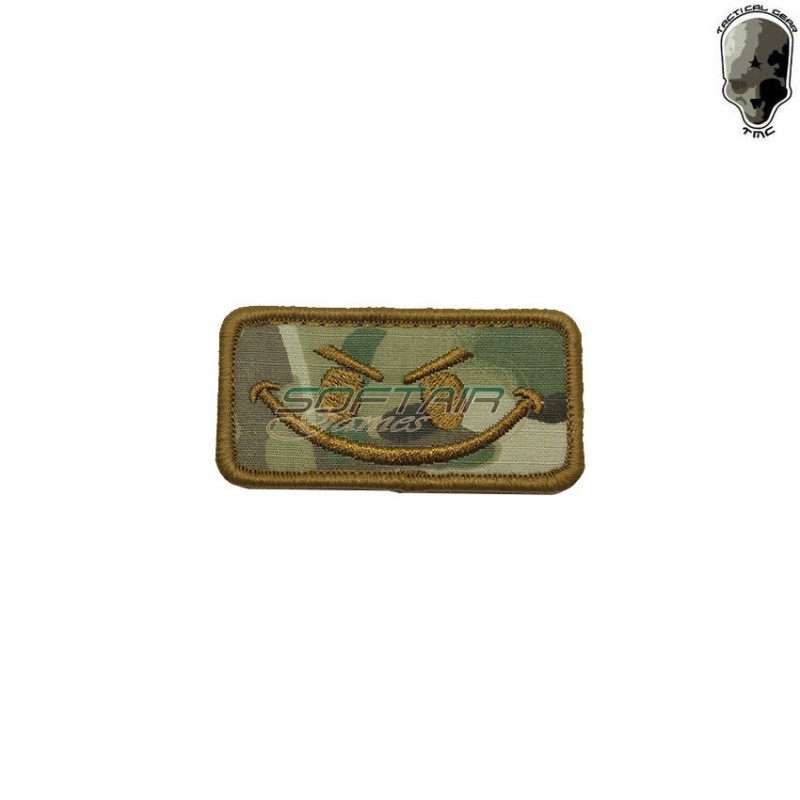 Patch Ricamata Funny Smile Face Multicam Tmc (tmc-1791)