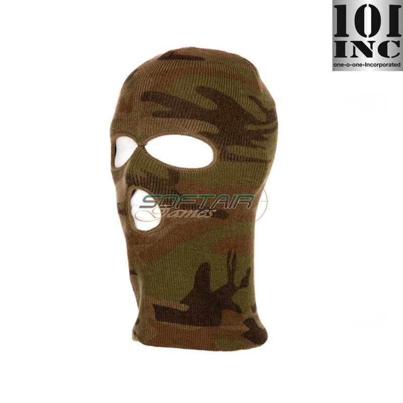 Passamontagna 3 Fori In Acrilico Woodland 101 Inc (inc-214281-wd)