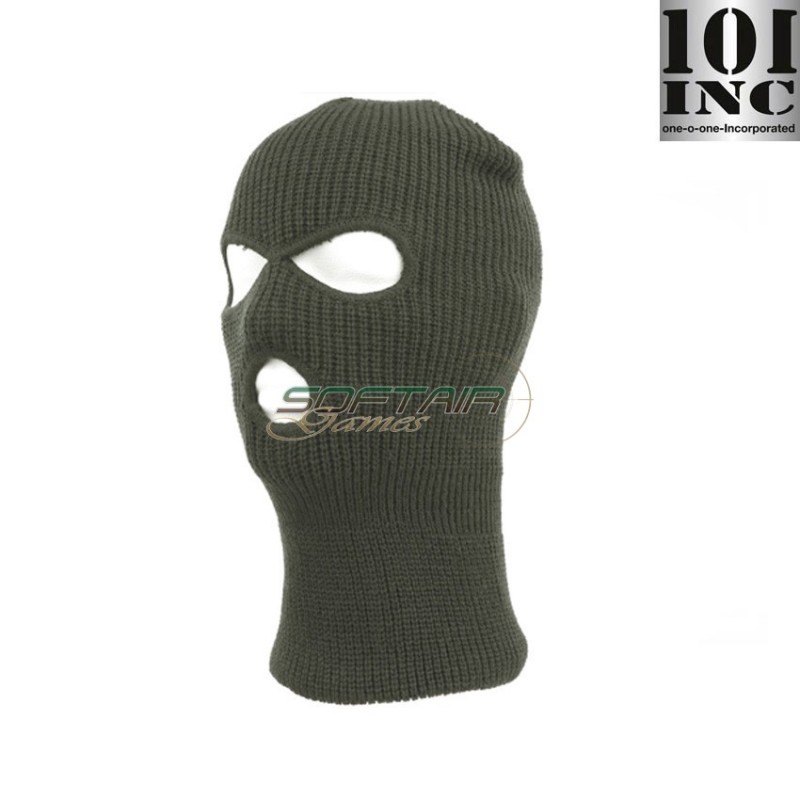 Passamontagna 3 Fori In Acrilico Olive Drab 101 Inc (inc-214281-od)