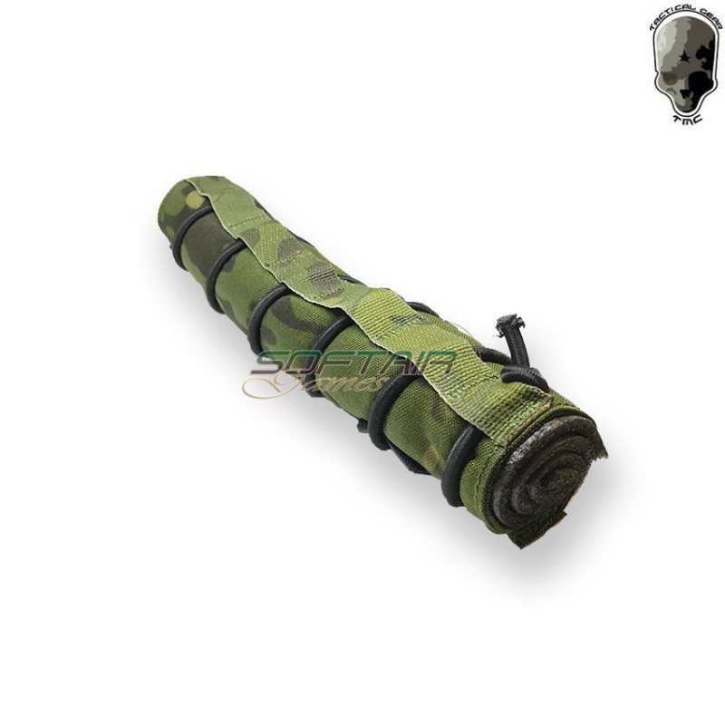 Silencer Cover 220mm Multicam® Tropic Genuine Usa Tmc (tmc-2353-mtp)