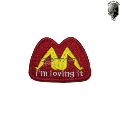 Patch Embroidered I'm Loving It Red Tmc (tmc-1521-red)