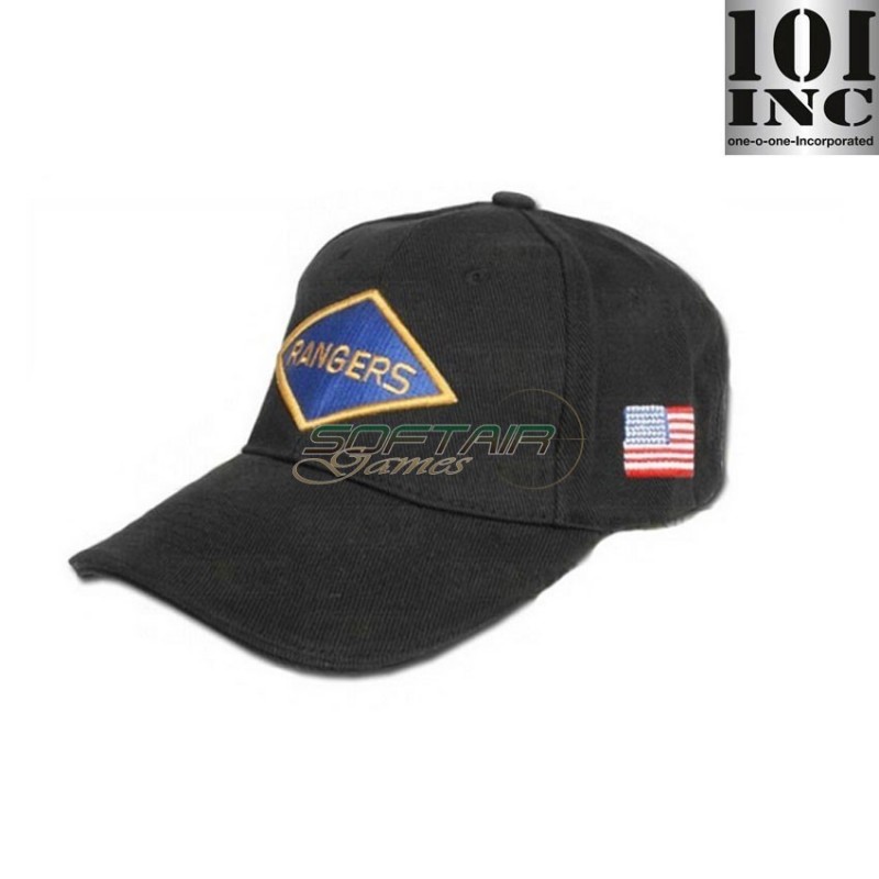 Baseball Cap Rangers Black 101 Inc (inc-215151-244-bk)