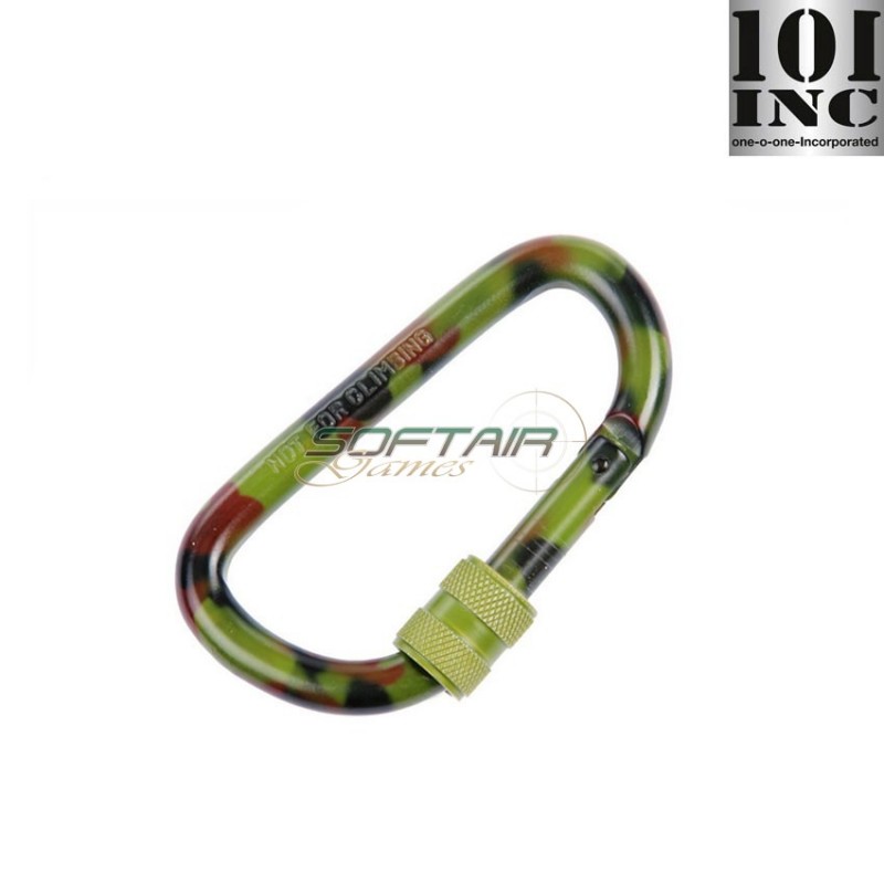 Carabiner Camo Small Screw Closure 101 Inc (inc-259128)