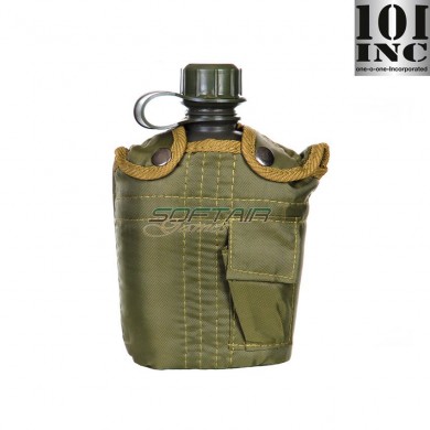 Pvc Canteen With Olive Drab Pouch 1 Liter 101 Inc (inc-341104-od)