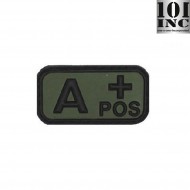 Patch 3d Pvc Gruppo Sanguigno A+ Green 101 Inc (inc-13037)