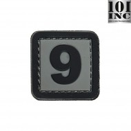 Patch 3d Pvc Numero 9 Grey/black 101 Inc (inc-444100-3901)