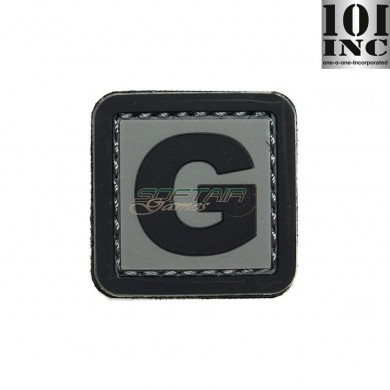 Patch 3d Pvc Letter G Grey/black Inc 101 (inc-444100-3903)