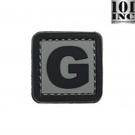 Patch 3d Pvc Letter G Grey/black Inc 101 (inc-444100-3903)