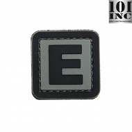 Patch 3d Pvc Letter E Grey/black Inc 101 (inc-444100-3904)